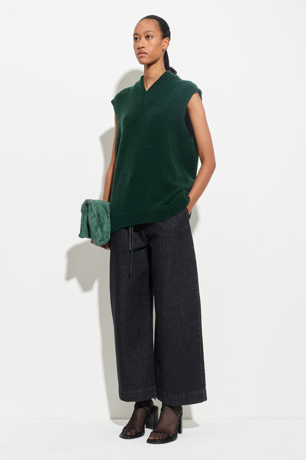 Christian Wijnants Kidepo V-Neck Vest Pine Green