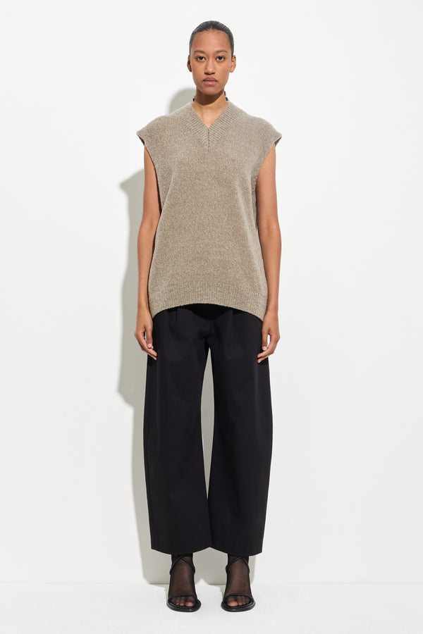 Christian Wijnants Kidepo V-Neck Vest Toffee