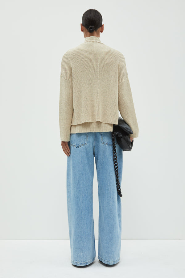 Christian Wijnants Kinbe Knit Cardigan Bone