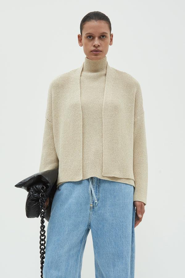 christian wijnants Kinbe Knit Cardigan Bone