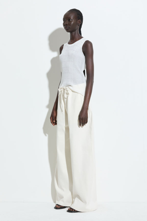 Christian Wijnants Kipiu Knitted Tank Top White