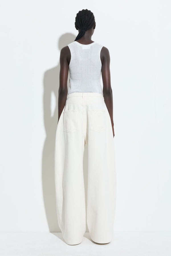 Christian Wijnants Kipiu Knitted Tank Top White