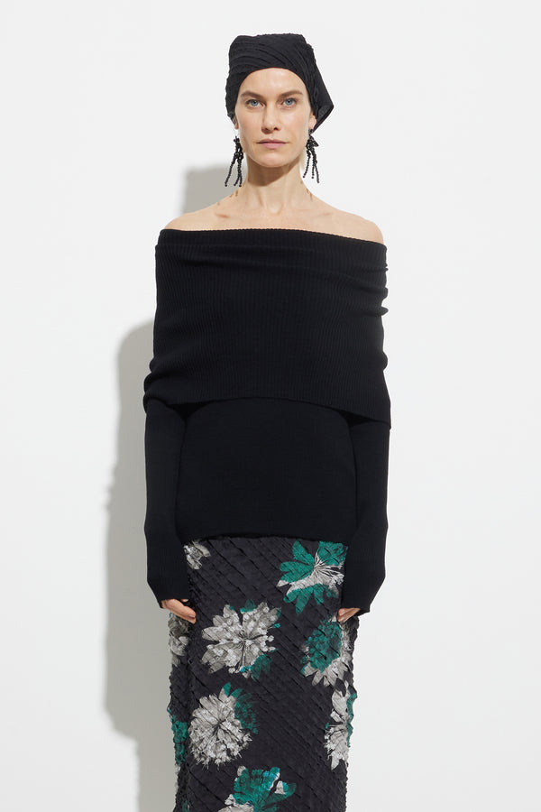 christian wijnants Kiru Rib Sweater Black