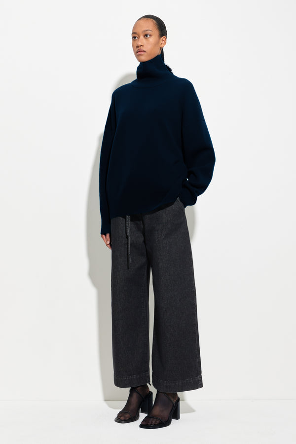 Christian Wijnants Koket Relaxed Sweater Dark Navy