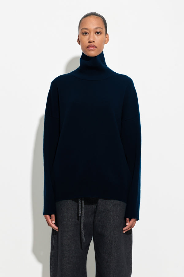 christian wijnants Koket Relaxed Sweater Dark Navy