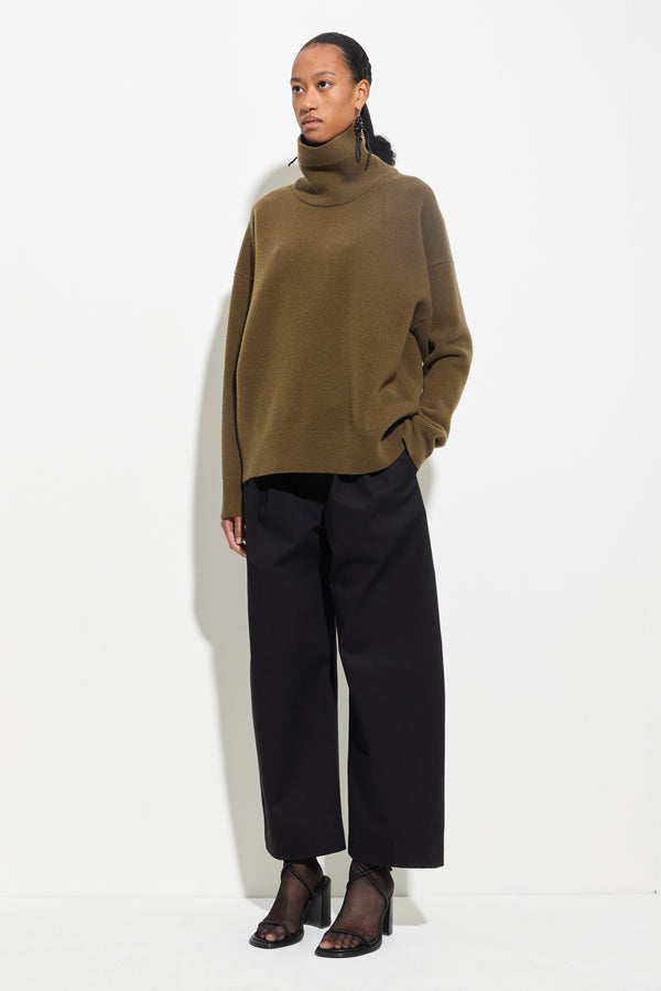 Christian Wijnants Koket Relaxed Sweater Olive