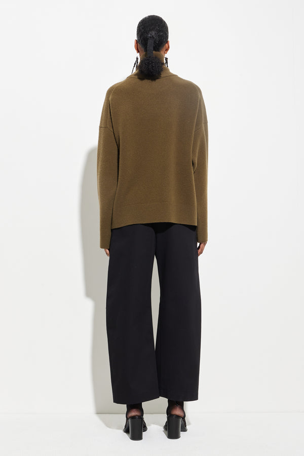 Christian Wijnants Koket Relaxed Sweater Olive