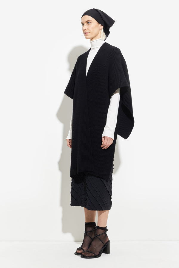 Christian Wijnants Kriella Poncho Scarf Black