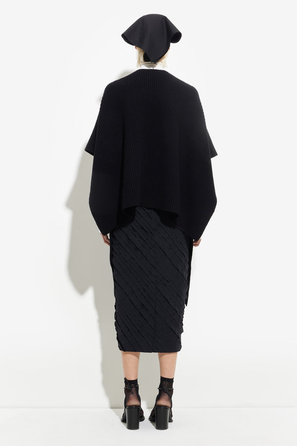 Christian Wijnants Kriella Poncho Scarf Black