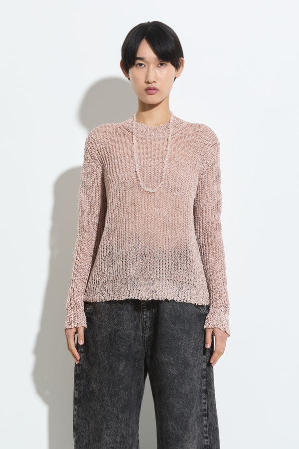 christian wijnants Kuma Relaxed Knit Sweater Pearl