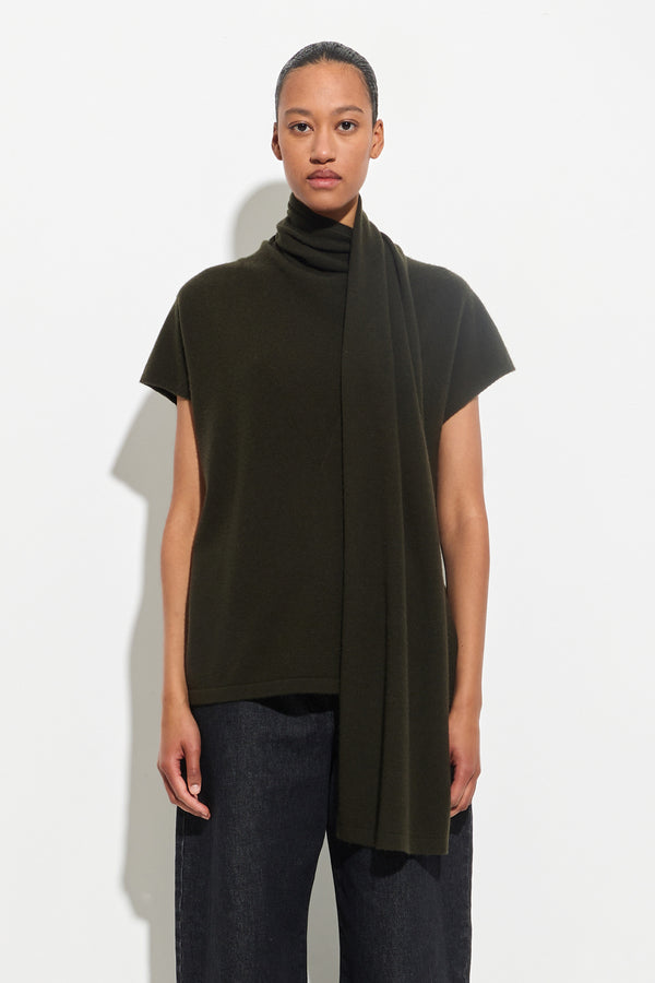 christian wijnants Kuo Sleeveless Wraptop Forest
