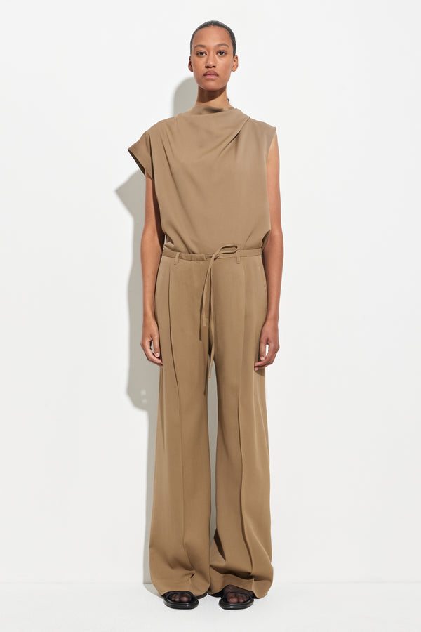 christian wijnants Pamir Wide Leg Pantalon Almond