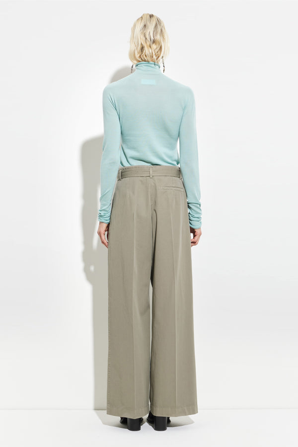 Christian Wijnants Paradisa Pleated Trousers Mud