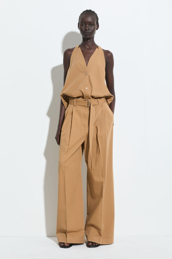 christian wijnants Paradisa Wide Leg Pant Camel