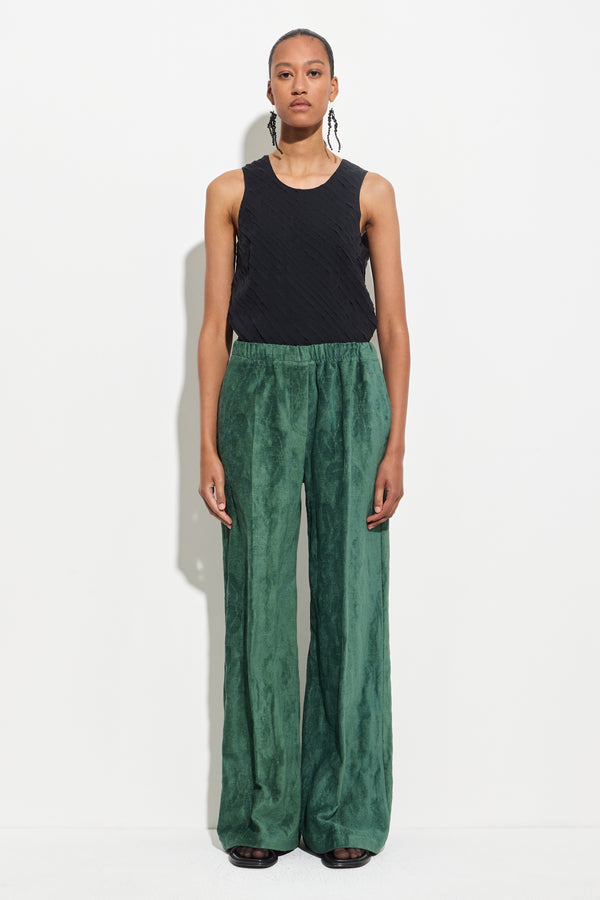 christian wijnants Pasha Elastic Waist Pants Pine