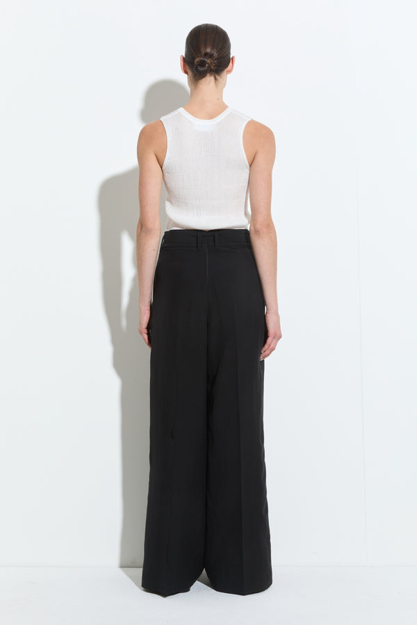Christian Wijnants Pomello Wide Leg Pants Black