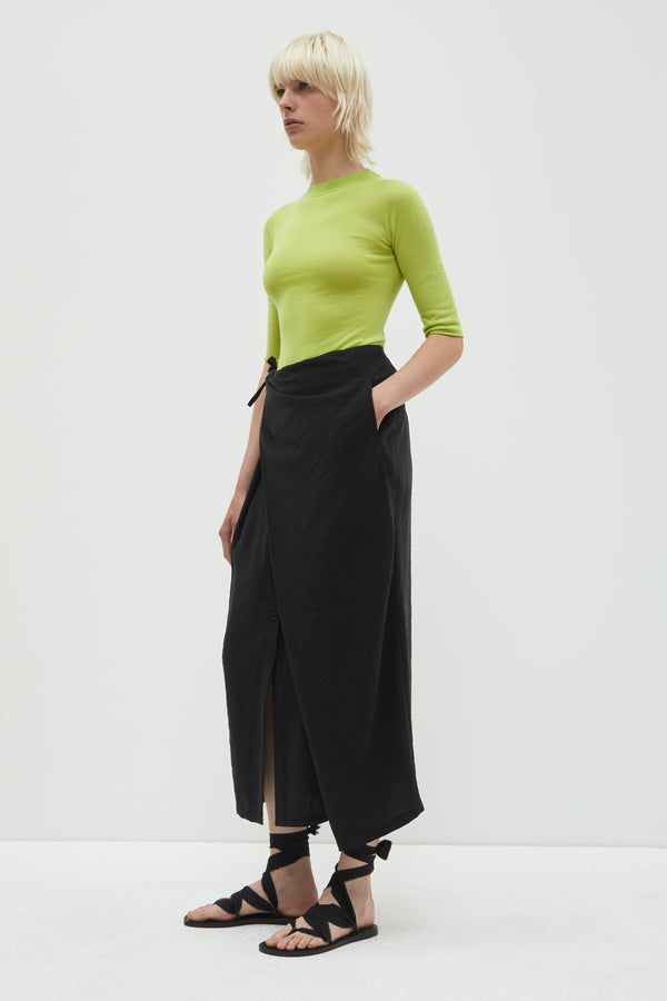 Christian Wijnants Sade Wrap Skirt Black