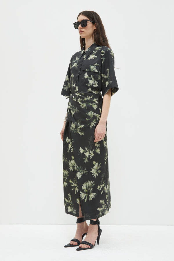Christian Wijnants Sade Wrap Skirt Black Anigo