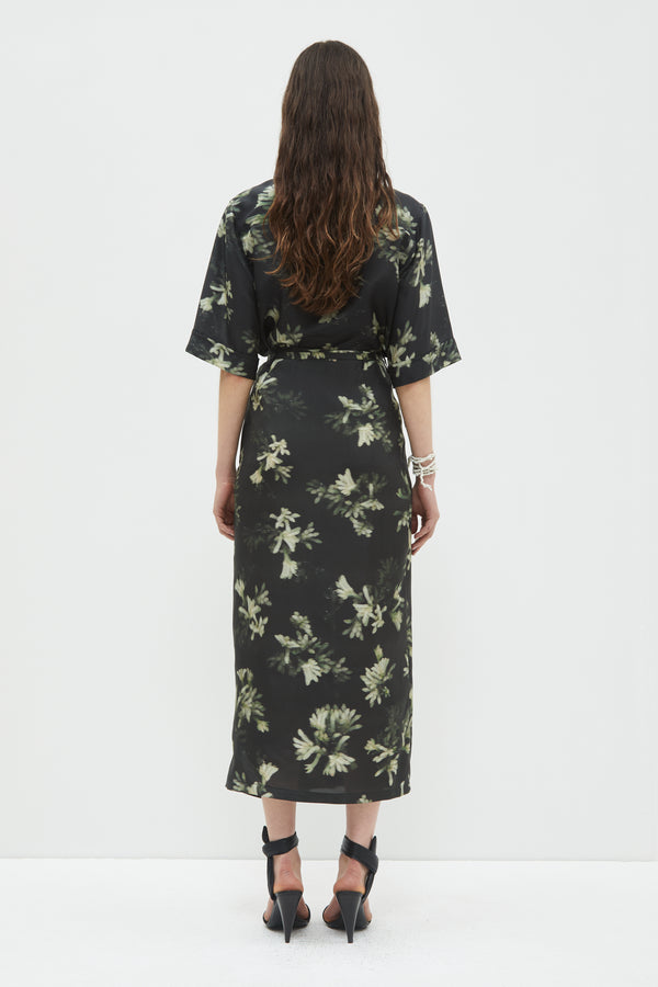 Christian Wijnants Sade Wrap Skirt Black Anigo