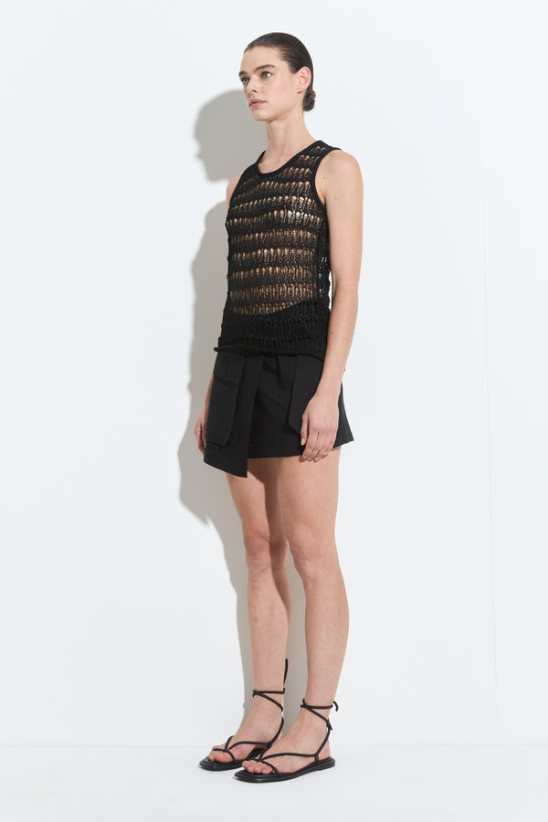 Christian Wijnants Sifa Mini Skirt Black