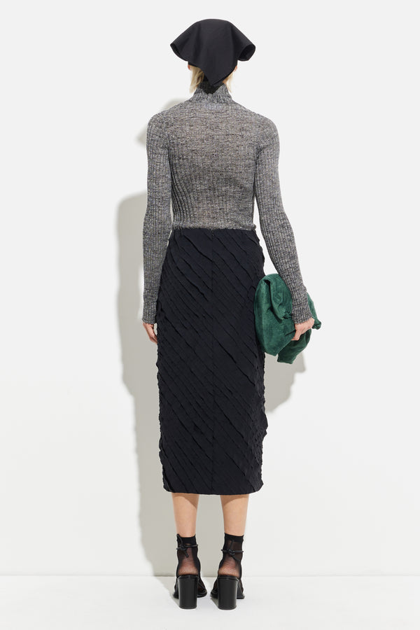 Christian Wijnants Simbi Fluent Skirt Black