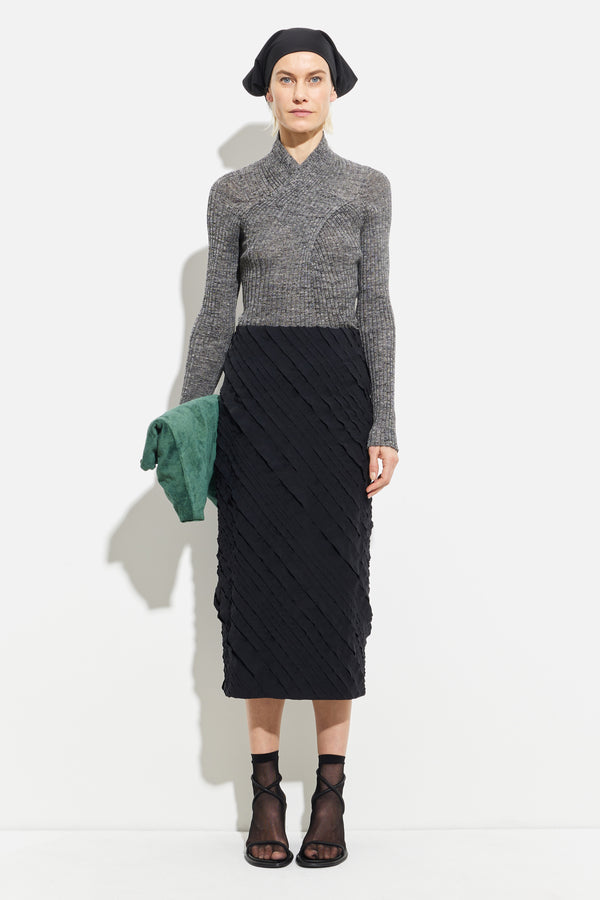 christian wijnants Simbi Fluent Skirt Black