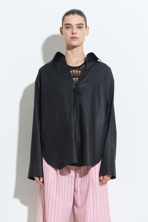 christian wijnants Takala Oversized Shirt Black