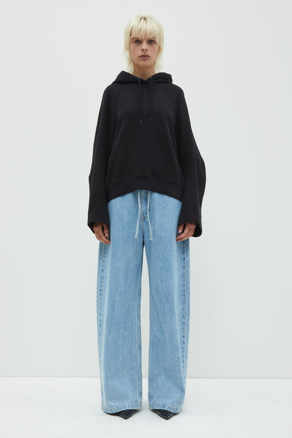 Christian Wijnants Taraji Oversized Hoodie Black