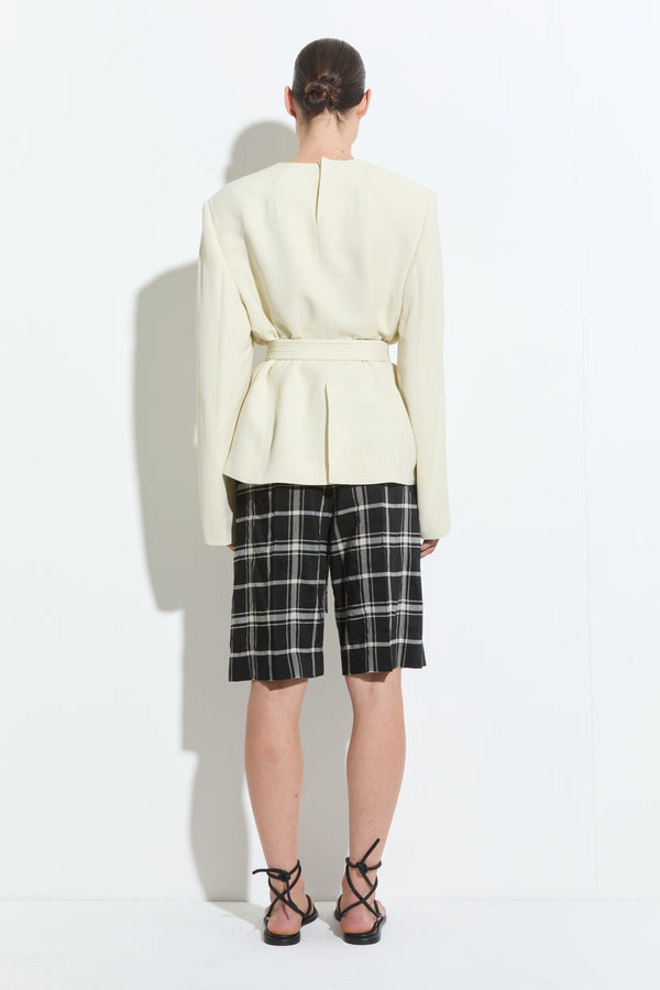 Christian Wijnants Tariq Long Sleeve Top Cream