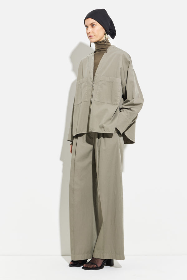 Christian Wijnants Tashvid V-neck Shirt Mud