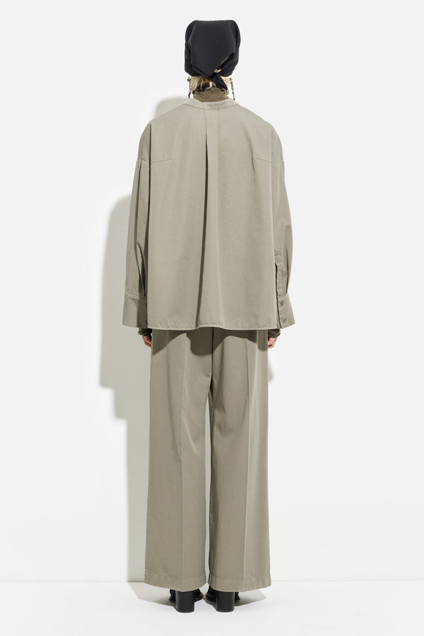 Christian Wijnants Tashvid V-neck Shirt Mud