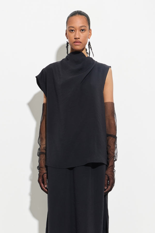 christian wijnants Teiho Sleeveless Top Black