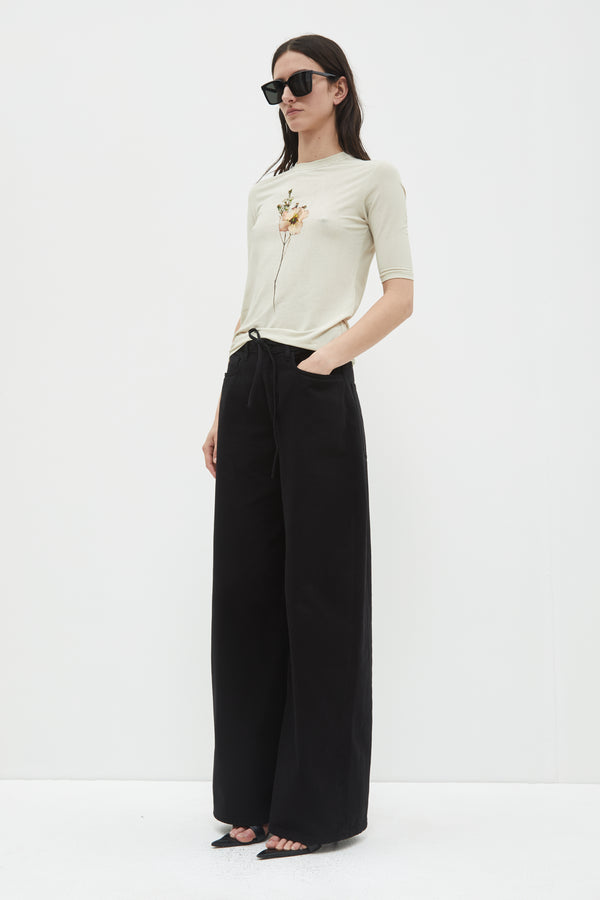 Christian Wijnants Teneh Jersey Top Poppy