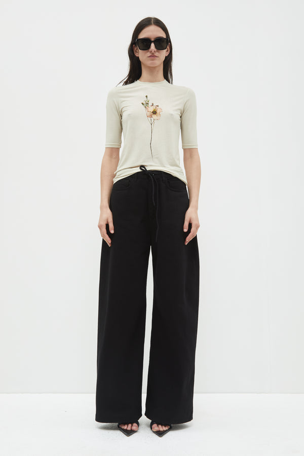 Christian Wijnants Teneh Jersey Top Poppy