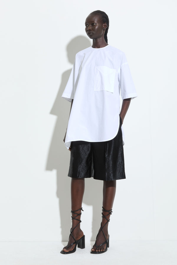 Christian Wijnants Tequila Asymmetrical Top White