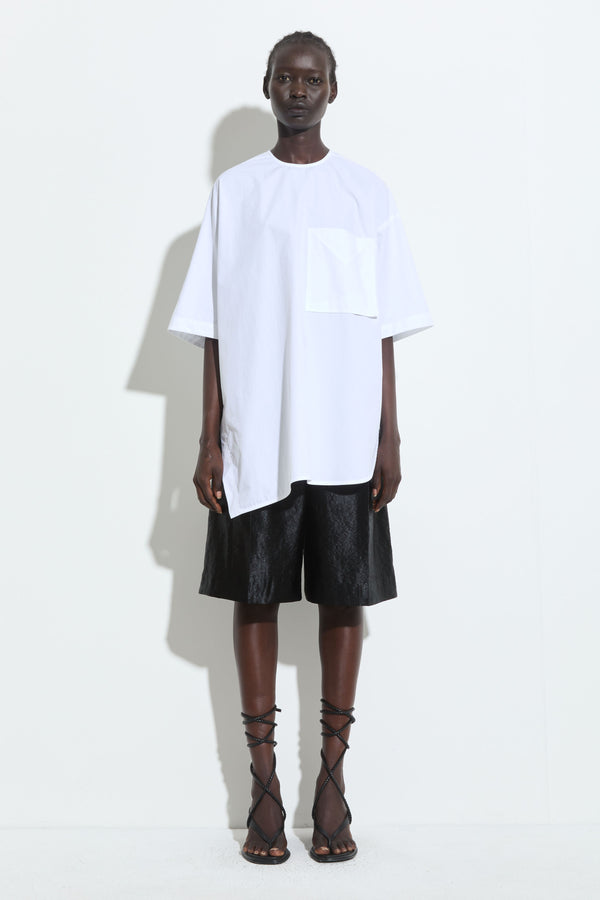 Christian Wijnants Tequila Asymmetrical Top White