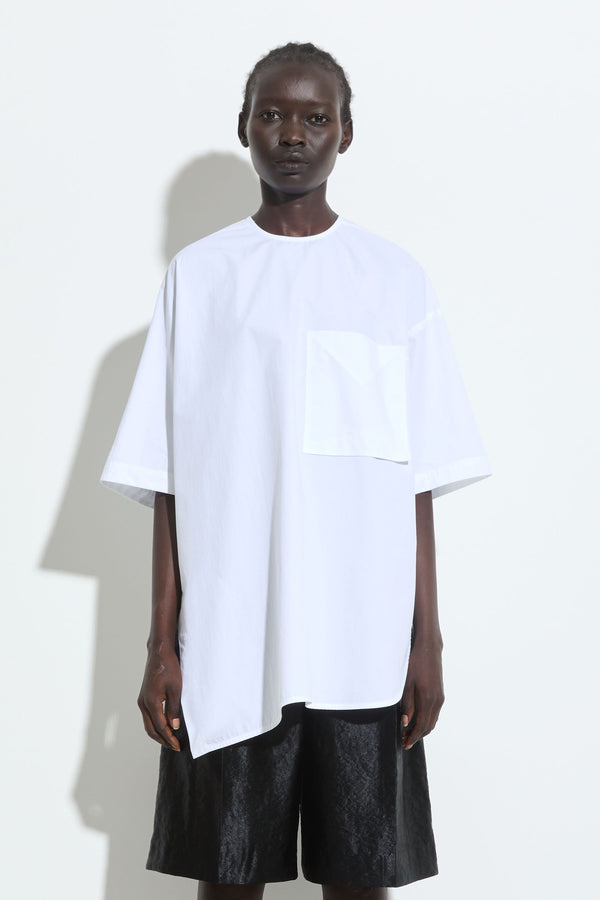 christian wijnants Tequila Asymmetrical Top White