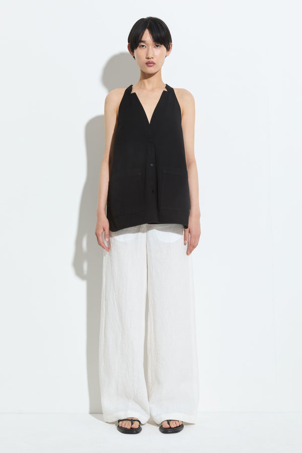 Christian Wijnants Terrica Sleeveless Top Black