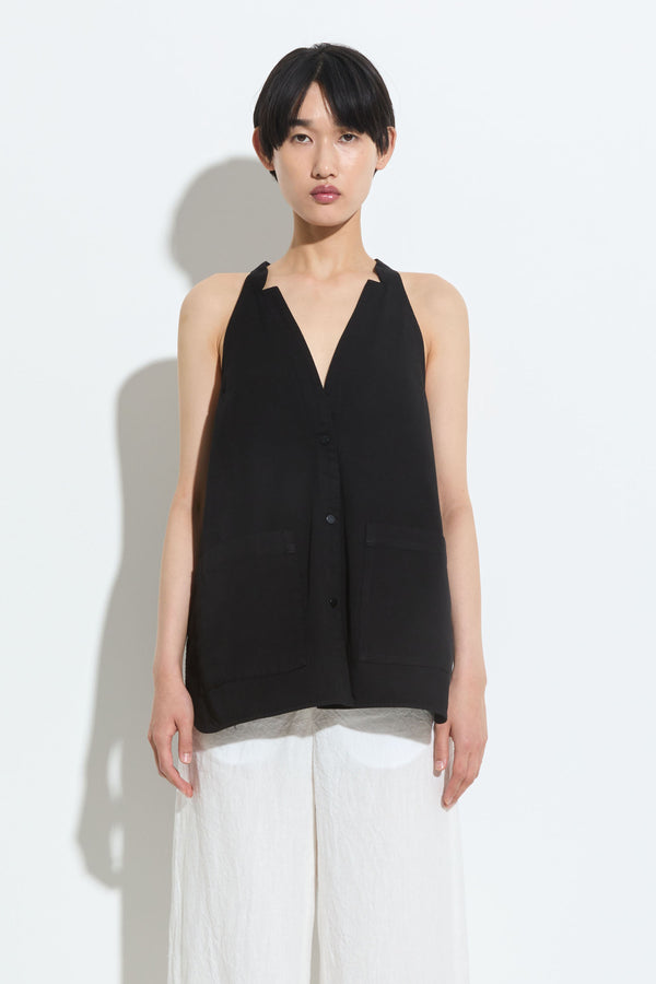 christian wijnants Terrica Sleeveless Top Black