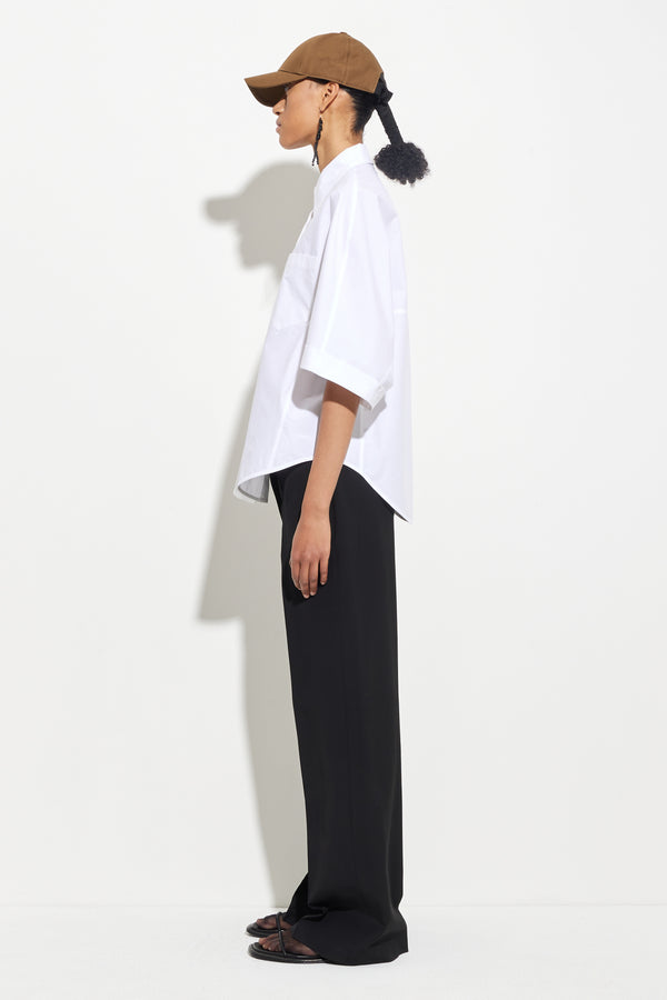 Christian Wijnants Tialle Puff Sleeve Shirt White