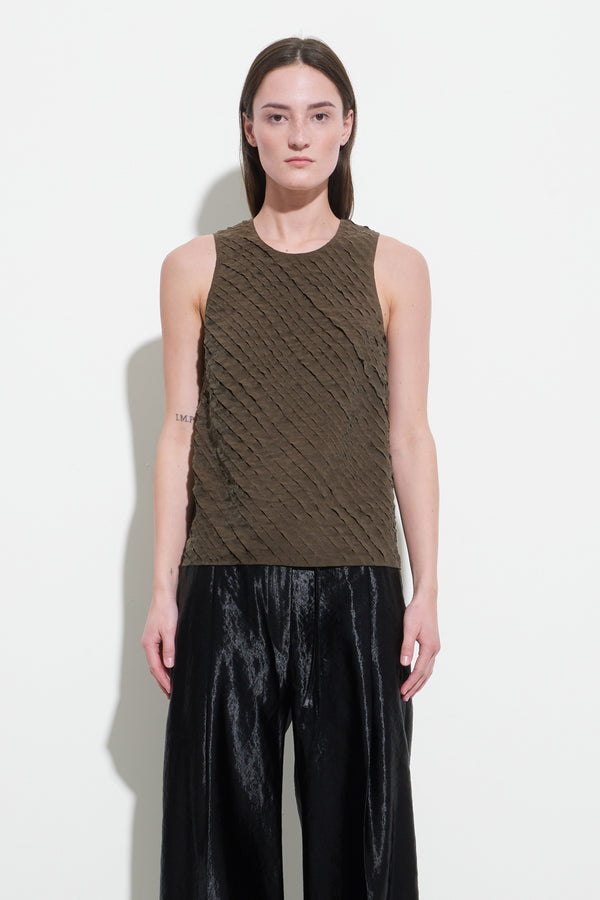 christian wijnants Tina Tanktop Chestnut