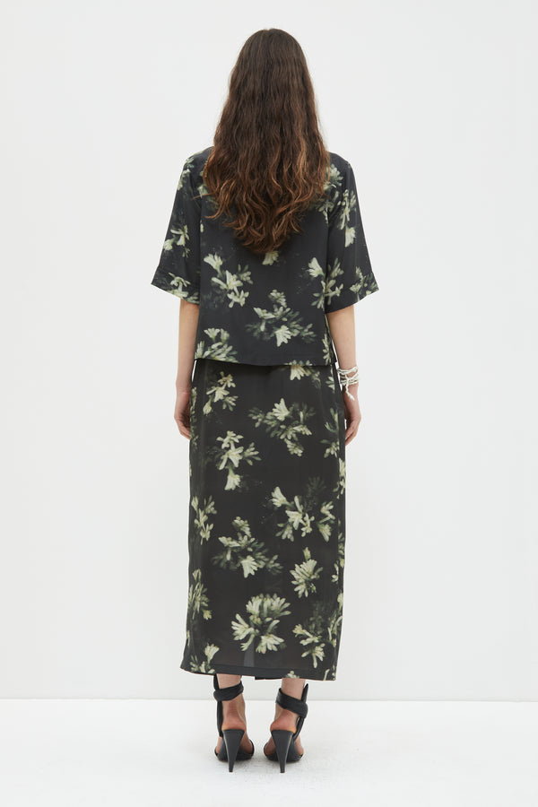 Christian Wijnants Tumelah Boxy Shirt Black Anigo