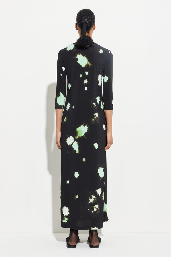 Christian Wijnants Dafnez Jersey Dress Black Seafoam Tachy