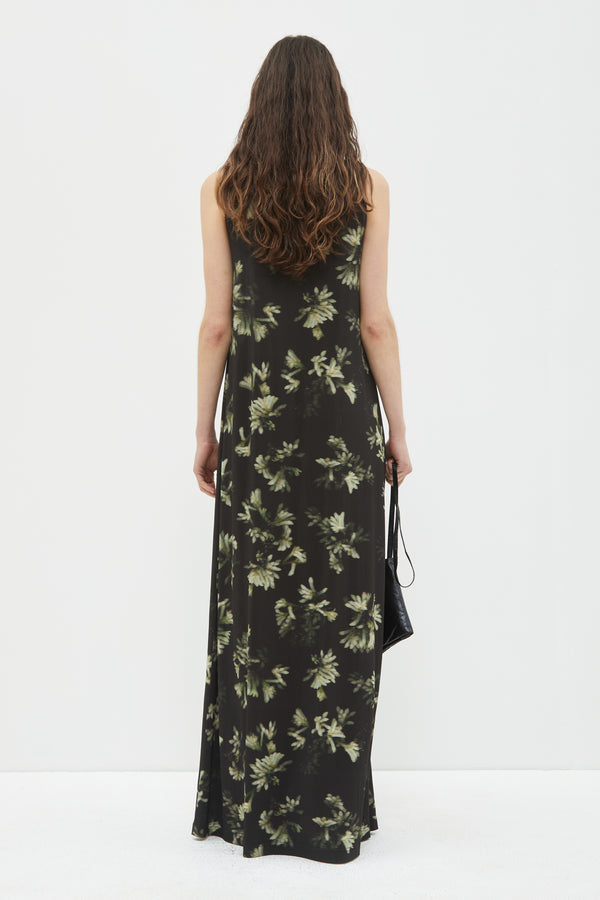 Christian Wijnants Dalmanu Sleeveless Jersey Dress Black Anigo