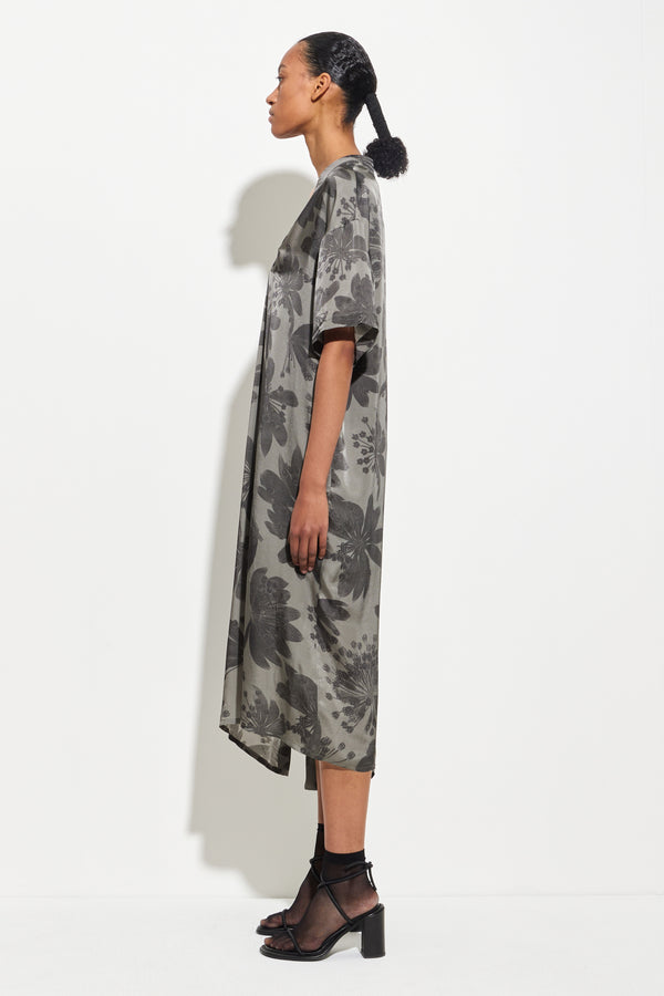 Christian Wijnants Dives Kaftan Dress Dark Mud Seaweed Bugra