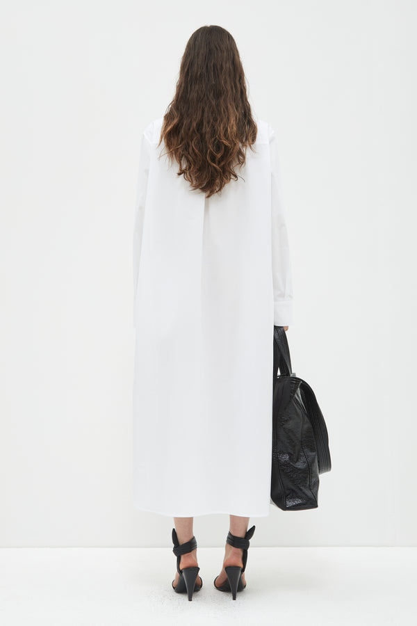 Christian Wijnants Dua Long Sleeves Shirt Dress White