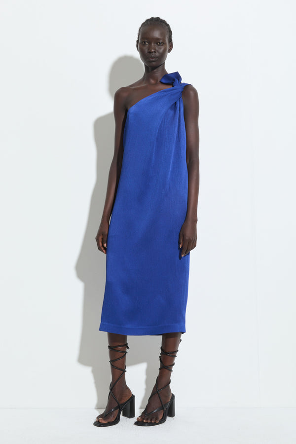 Christian Wijnants Dyata One Shoulder Dress Midnight