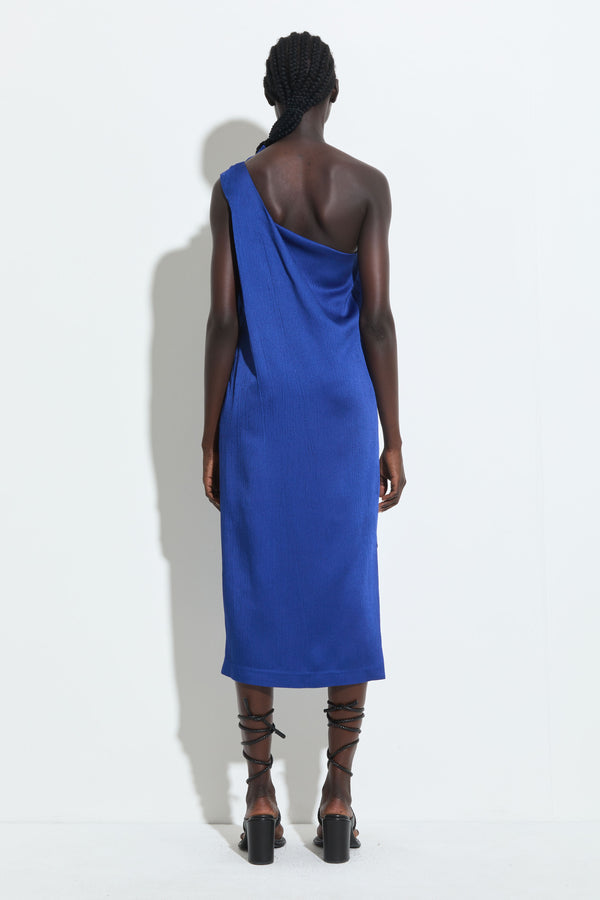 Christian Wijnants Dyata One Shoulder Dress Midnight