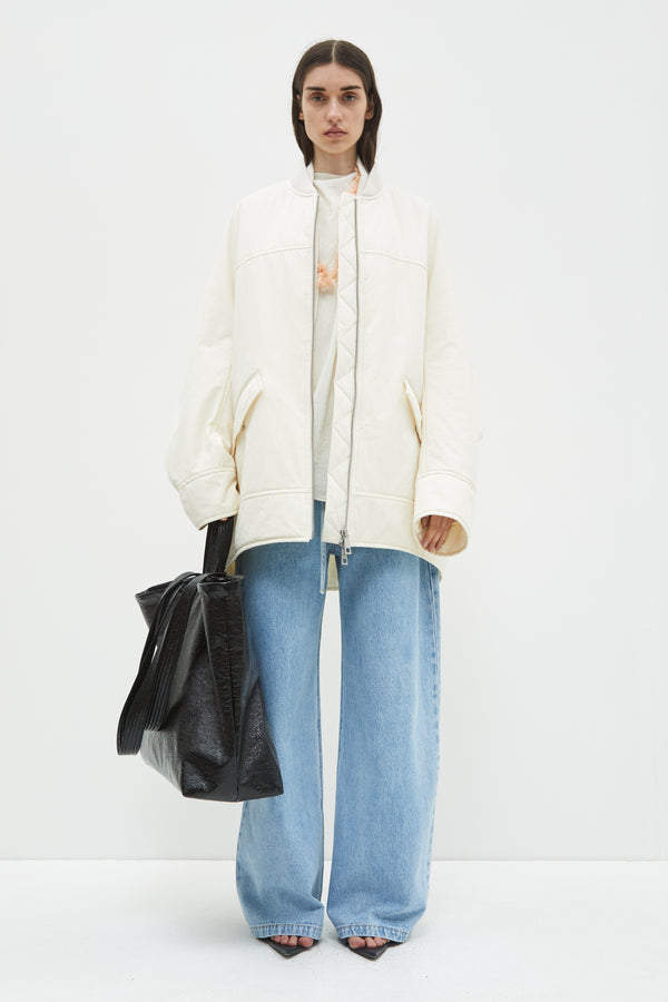 Christian Wijnants Jabari Oversized Bomber Off White