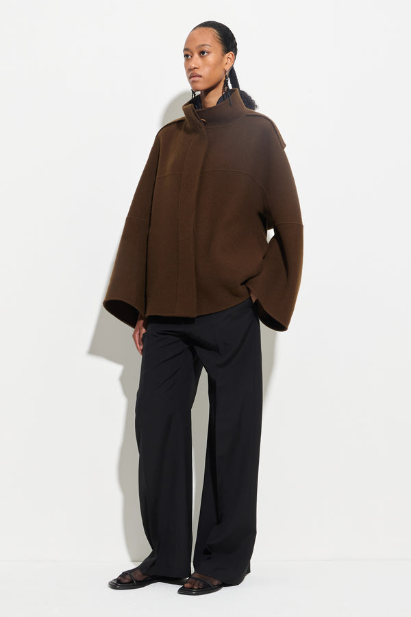 Christian Wijnants Juwano Wide Sleeve Jacket Chestnut